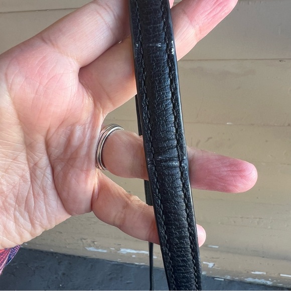 Kate Spade Black Leather Crossbody Satchel - Picture 4 of 6